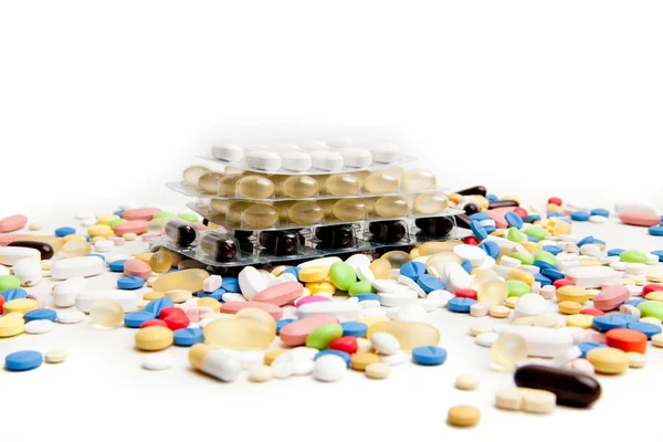 Lékařský koncept vytvořený pilulky . — Stock fotografie
