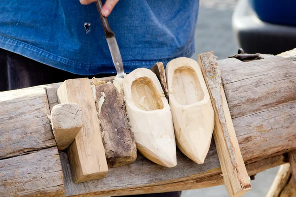 ZapatosHabilidad tradicional de hacer holandés —  Fotos de Stock