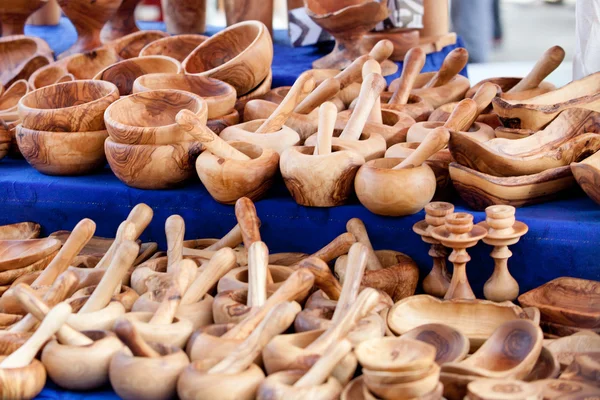 Cucchiai di legno — Foto Stock