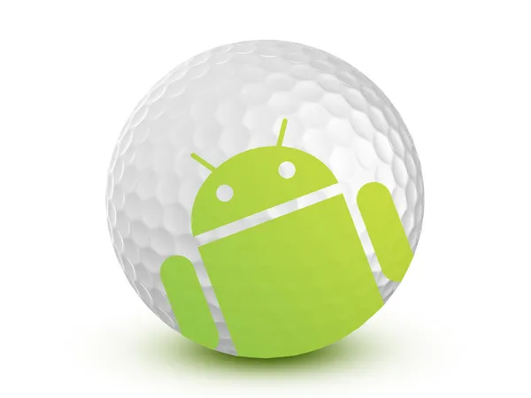 Android магазин - гольф — стокове фото