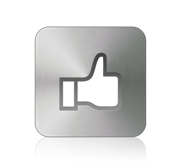 Facebook gilla - knappen — Stockfoto