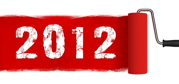 Nieuwe jaar 2012 Stockfoto