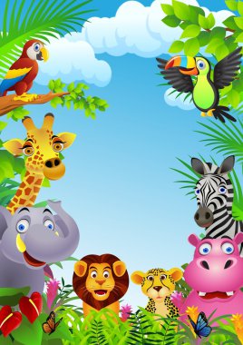 Animal cartoon clipart