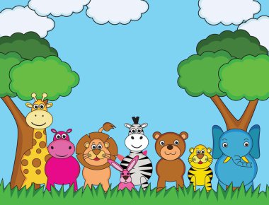 Animal cartoon clipart