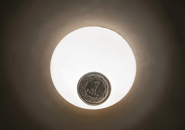 Zloty coin — Stock Photo, Image