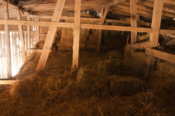 Barn inside