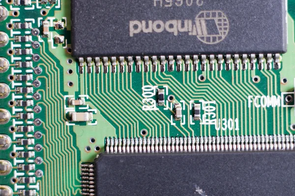 Electronic circuit plate — Stock Photo, Image