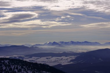 kış, dağlar