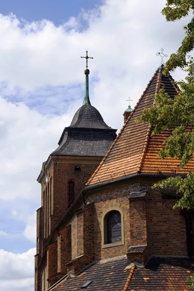 Gotische kerk in wrzesnia — Stockfoto