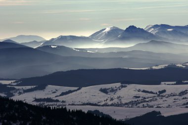 kış, dağlar