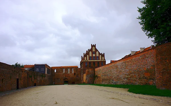 中世纪、 哥特式城堡 — 图库照片