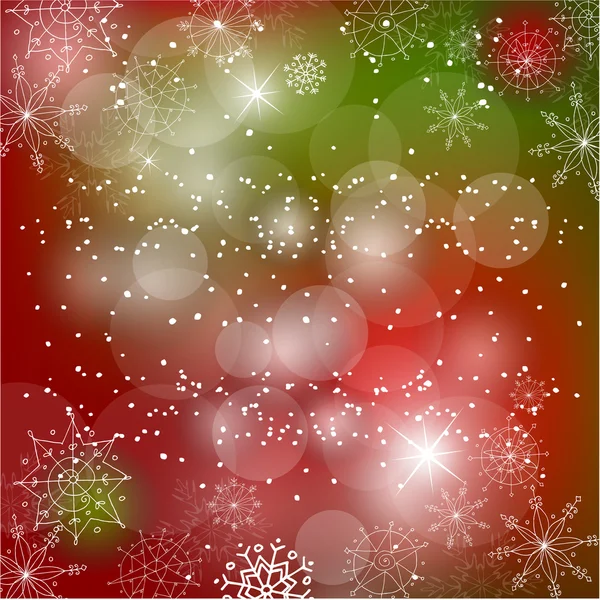 Vánoční doodle pozadí — Stock fotografie