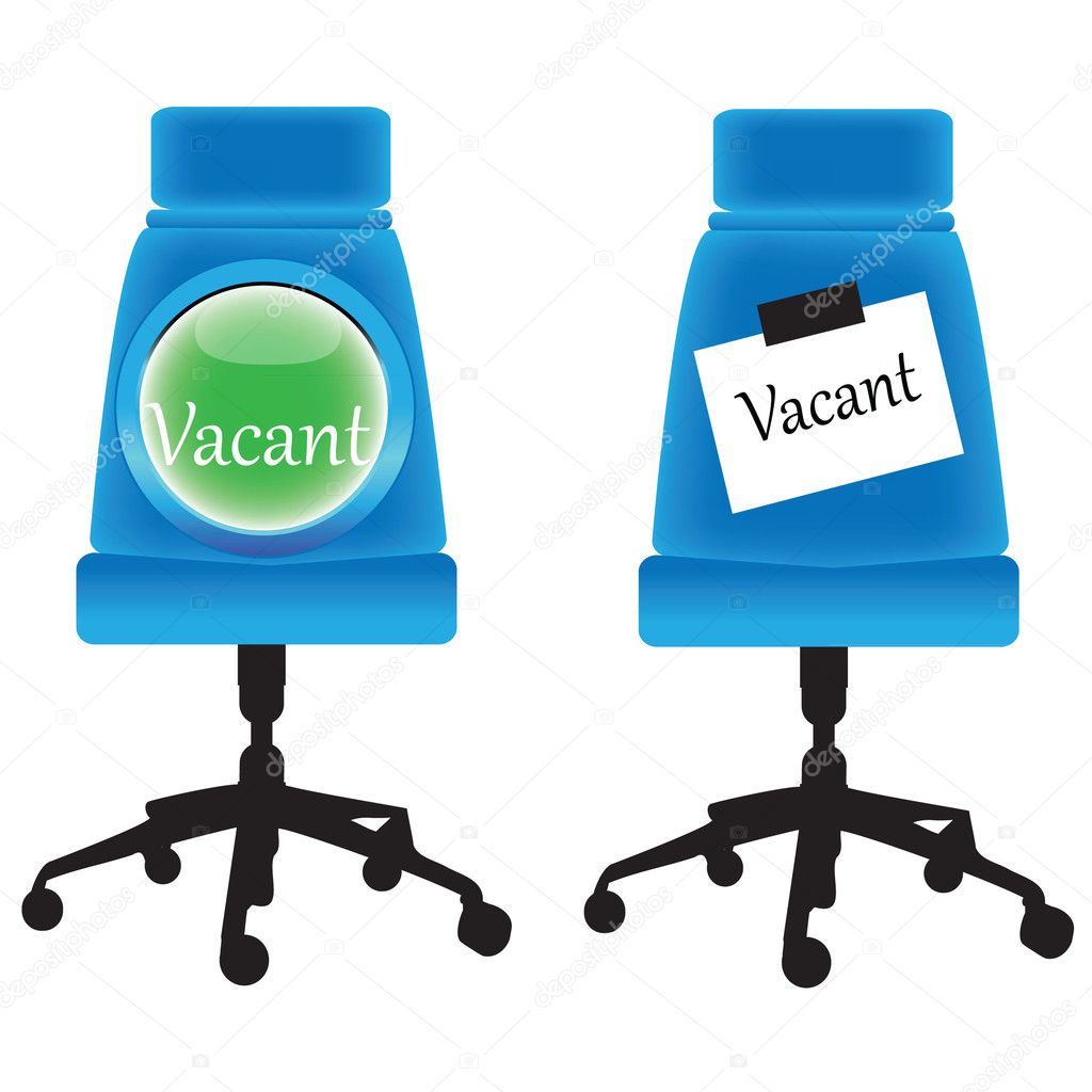 Vacant seat.Vector