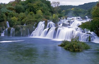 Krk waterfall,Croatia clipart