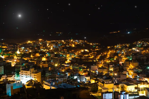 泰国彩灯αστέρι της Βηθλεέμ, πάνω από την Βηθλεέμ, Παλαιστίνη, Ισραήλ — Φωτογραφία Αρχείου