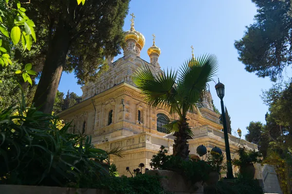 Православный монастырь Марии Магдалины в Иерусалиме — стоковое фото
