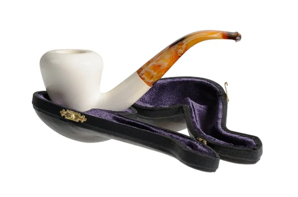 Tobacco pipe from meerschaum — Stock Photo, Image