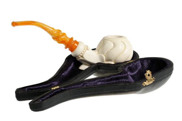 Tobacco pipe from meerschaum — Stock Photo, Image