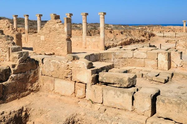 Стародавні колони Грецька — стокове фото