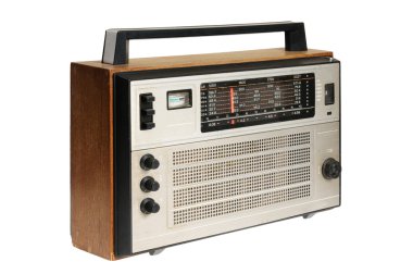 Oldfashioned retro radio clipart