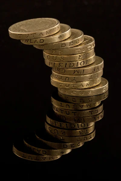 Toppling Currency — Stock Photo, Image