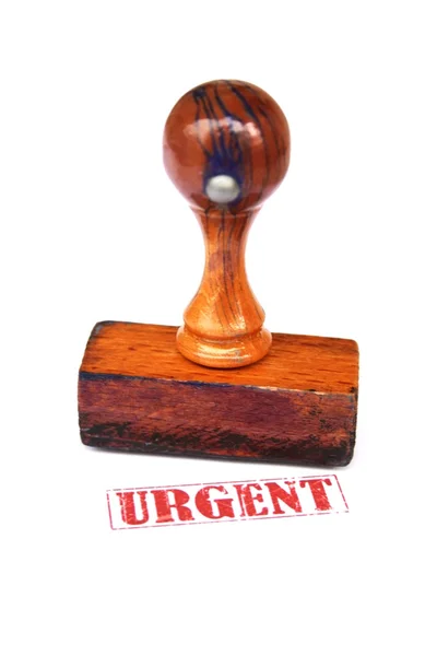 Stamp urgent — Stock Photo, Image