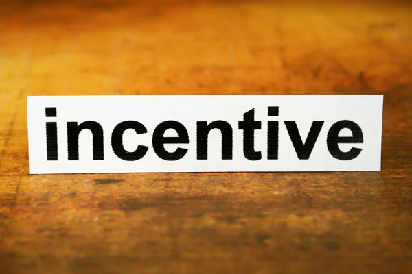 Incentive — Stock Photo, Image