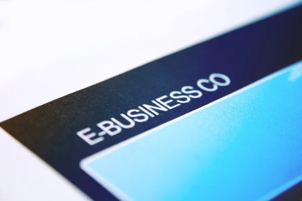 E-business — стоковое фото