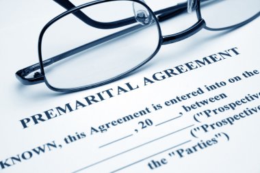 Premerital agreement clipart