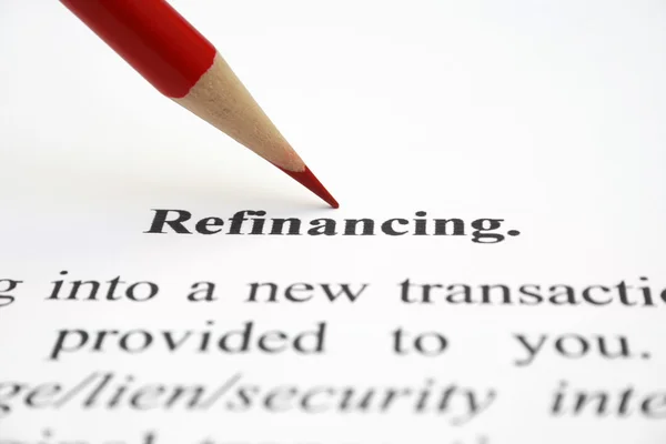 Refinanciamento — Fotografia de Stock