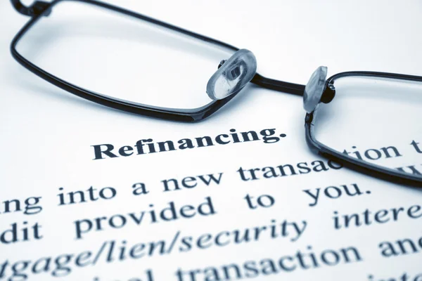 Refinanciamento — Fotografia de Stock