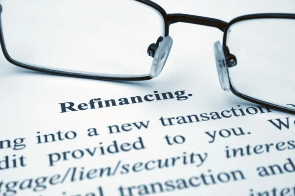 Refinancing — Stok fotoğraf