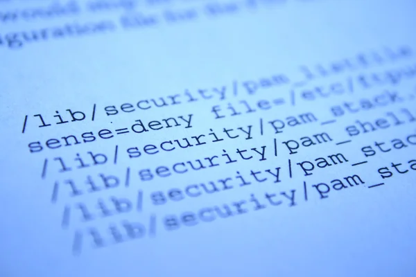 Security code — Stock Photo, Image