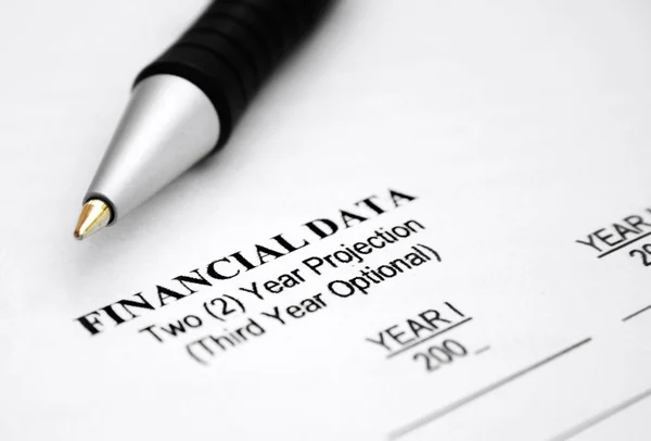 FInancial data — Stock Photo, Image