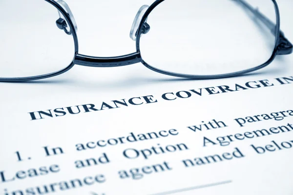 Insurance coverage — Stock Photo, Image