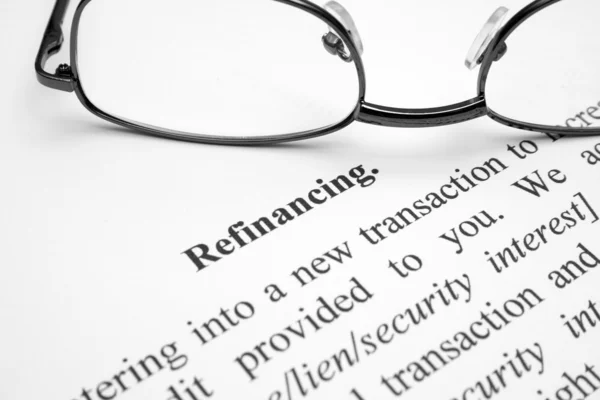 Refinancing — Stock Photo, Image
