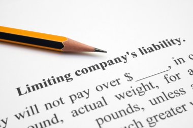 Limiting company liability clipart