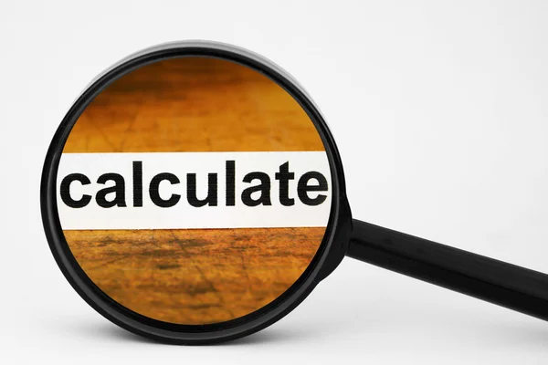 stock image Calculate