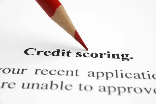 Credit scoring — Stockfoto