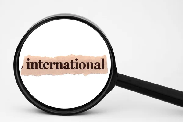 Internationell — Stockfoto