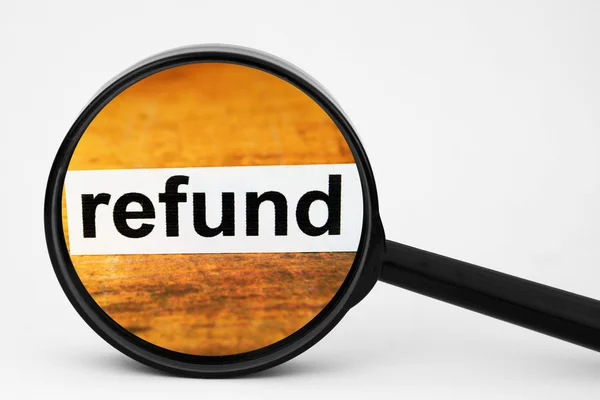 Refund — Stock Photo, Image