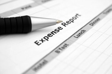 Expense report clipart