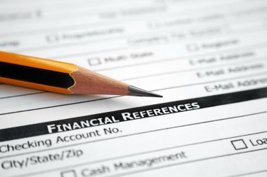 Financial references words clipart