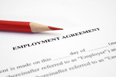 Employment agreement clipart