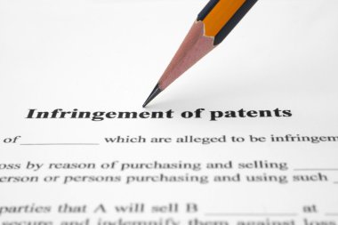 Infringement of patents clipart