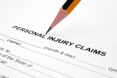 Personal injury claim clipart