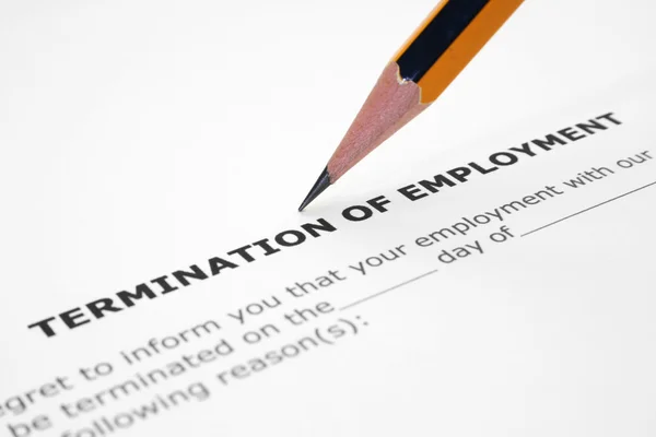 Termination of employment — Stock Photo, Image