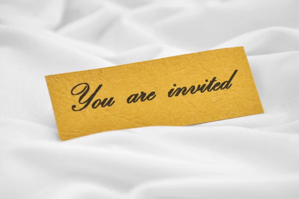 You are invited — Stock Photo, Image