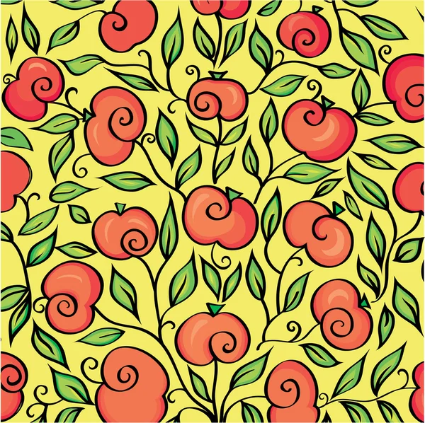 Ramita de manzana — Archivo Imágenes Vectoriales