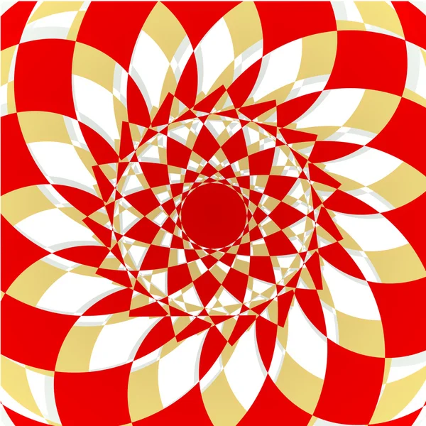 Folklore red kaleidoscope background — Stock Photo, Image